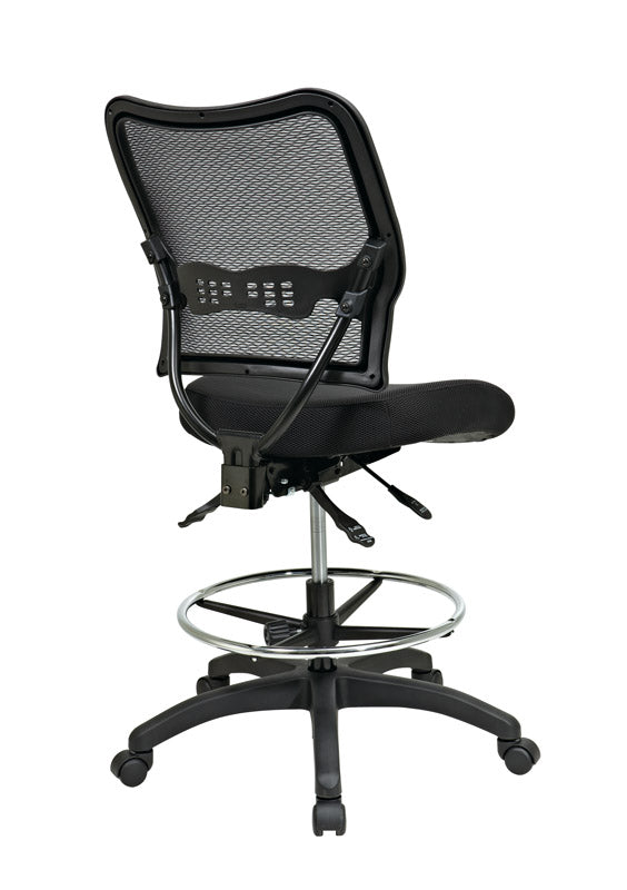 Deluxe Dark Air Grid Back Drafting Chair - Photo 2