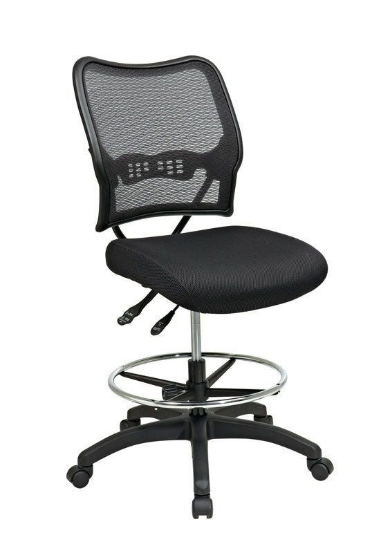 Deluxe Dark Air Grid Back Drafting Chair - Photo 1