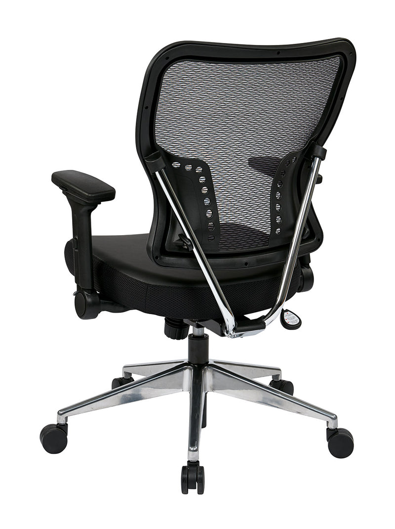 Office Star Products - Deluxe 2 TO 1 Mechanical Height Adjustable Arms Chair - 213-E37P91F3