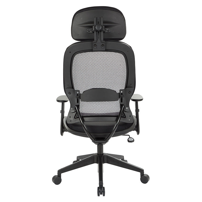 Office Star Products - Dark Air Grid Back Manager’s Chair – 55403