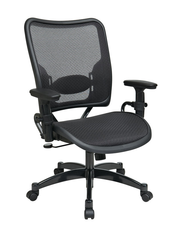 Office Star Black AirGrid Seat & Back Deluxe Task Chair (5560)