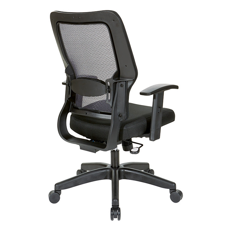 Office Star Products - Deluxe 2 to 1 Mechanical Height Adjustable Arm Chair - 63247SM-231