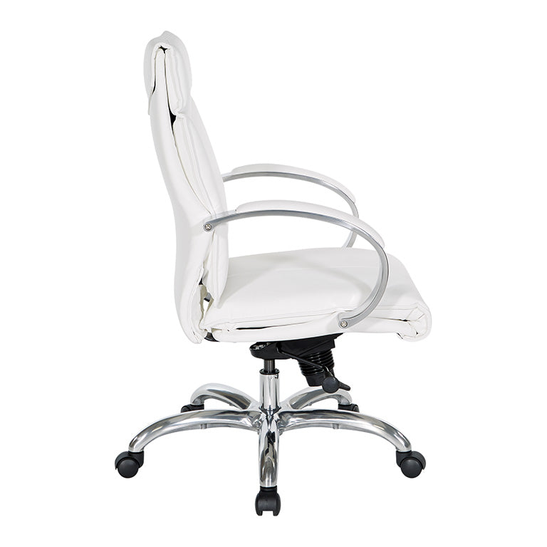 Pro Line II by Office Star DELUXE MID BACK EXECUTIVE CHAIR - 7251-R101