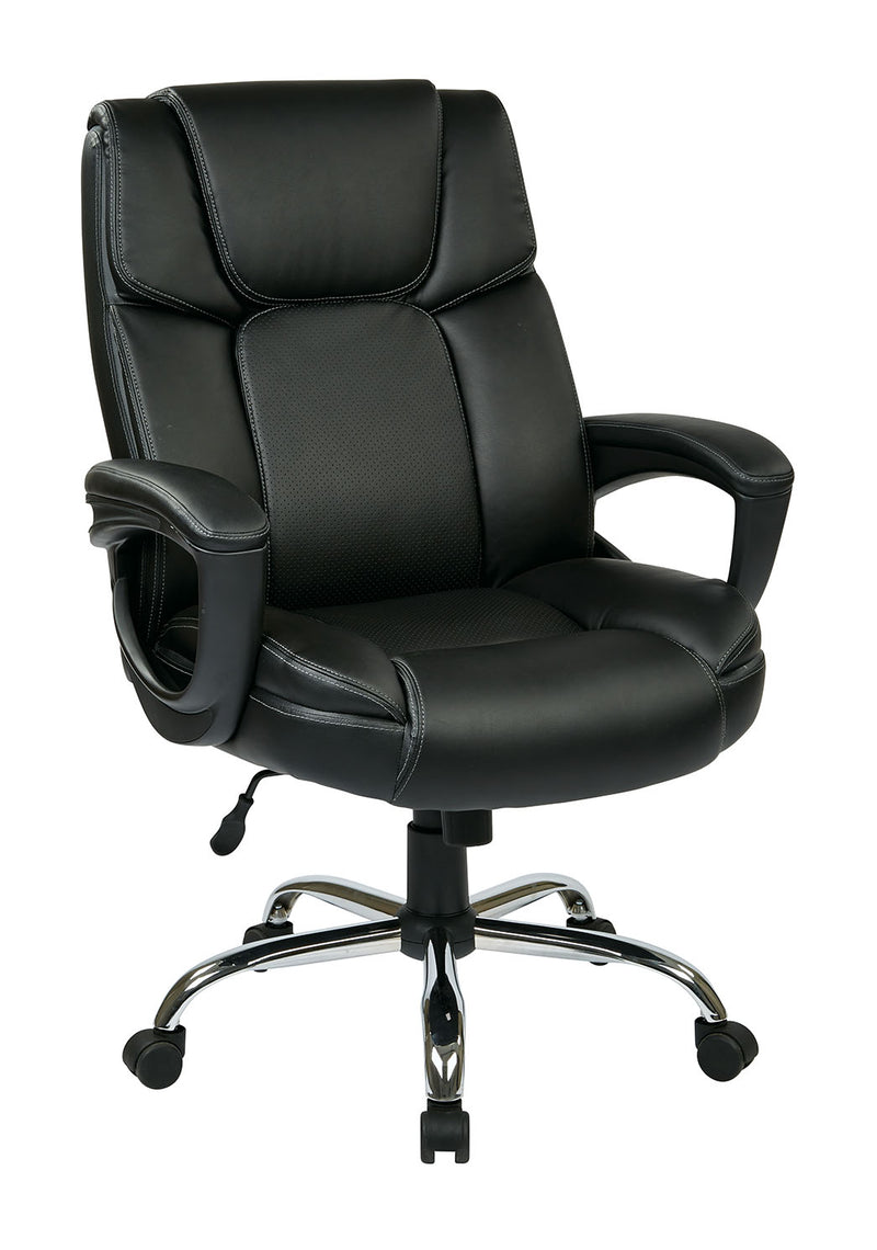 Executive Eco-Leather Big Man's Chair by Office Star - EC1283C-EC3