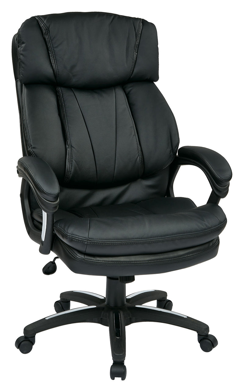 Oversized Faux Leather Executive Chair by Office Star - FL9097-U6