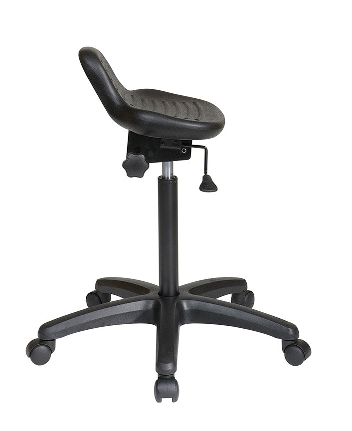 Saddle Seat Stool with Seat Angle Adjustment by Office Star - KH206