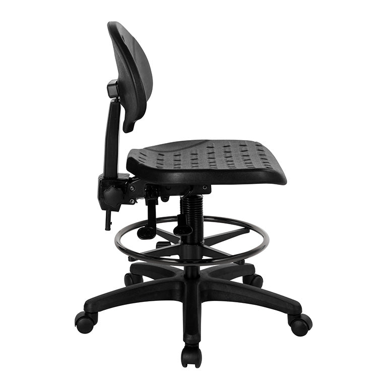 Office Star Ergonomic Drafting Chair - Side View
