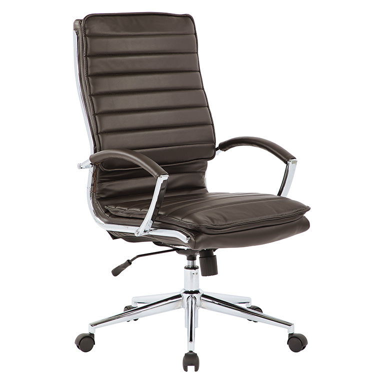 Pro-Line II Ergonomic Mesh High Back Office Chair with Titanium Finished  Base