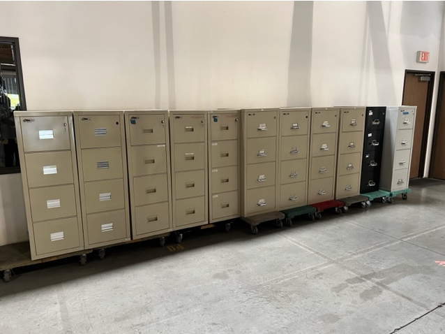 Used office file cabinets deals near me