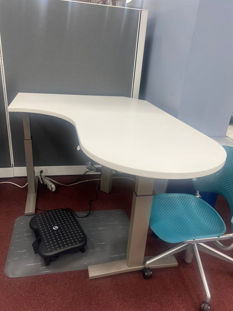 Herman Miller L Shape Sit Stand Desk