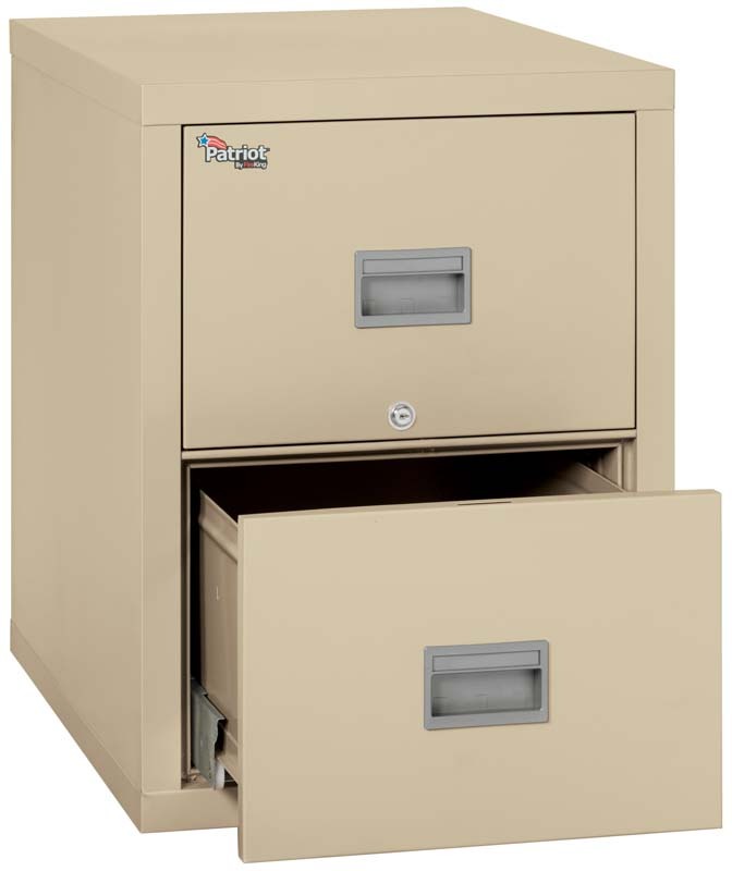 FireKing 2 Drawers Letter 31 1/2" Depth Patriot Series File Cabinets - 2P1831-C