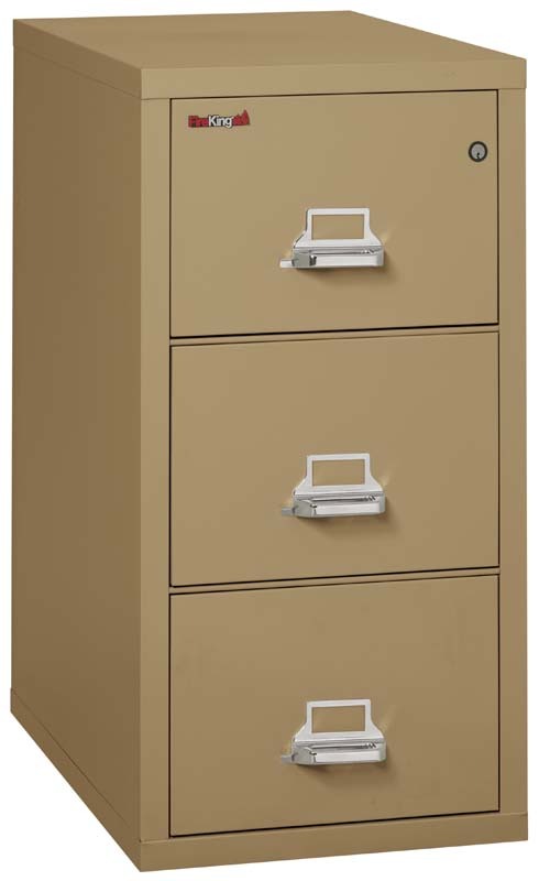 FireKing 3 Drawers Letter 31 1/2" Depth Classic High Security Vertical File Cabinet - 3-1831-C