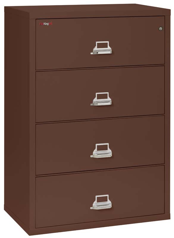 FireKing 4 Drawers Lateral 38" Wide Classic High Security Lateral File Cabinet - 4-3822-C