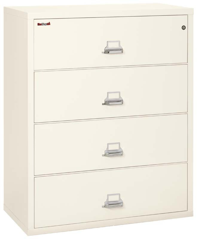 FireKing 4 Drawers Lateral 44" Wide Classic High Security Lateral File Cabinet - 4-4422-C