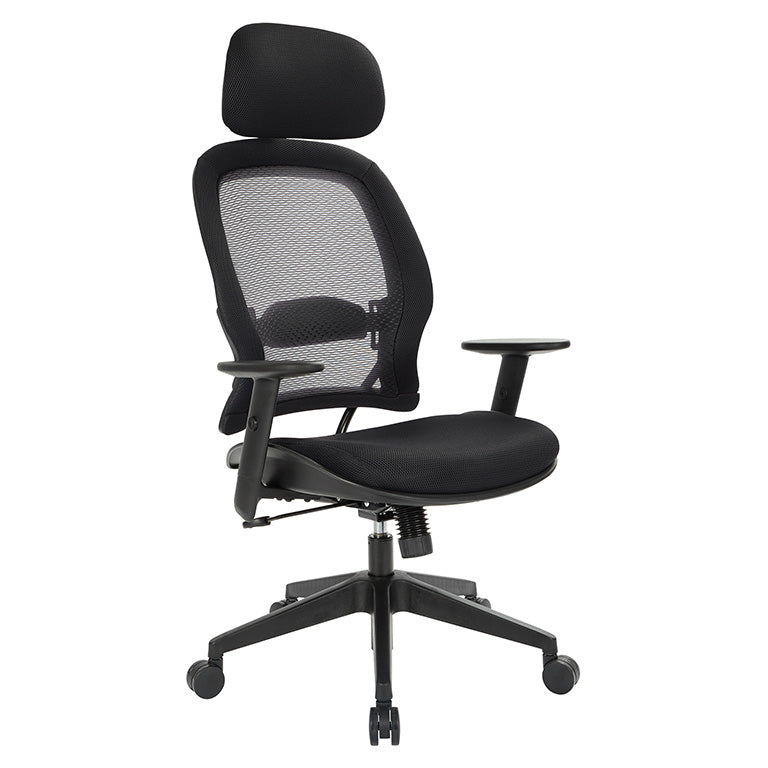 Office Star Products - Dark Air Grid Back Manager’s Chair – 55403