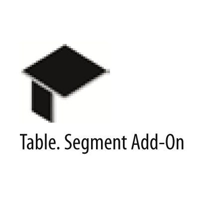 CHERRYMAN AMBER 4' EXTENSION FOR RACETRACK CONFERENCE TABLE A739