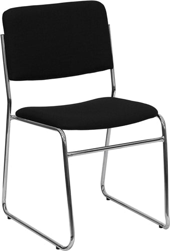 Flash Stacking Chair with Chrome Sled Base 1