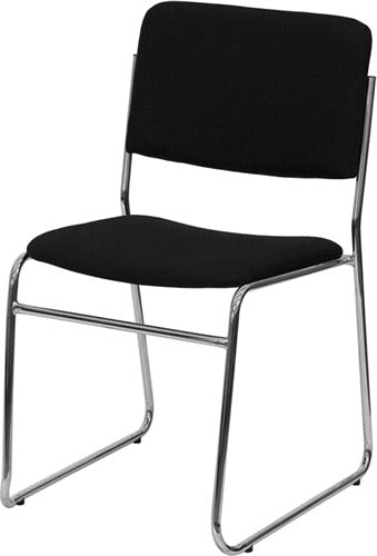 Flash Stacking Chair with Chrome Sled Base 2