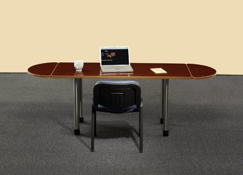 Training Classroom Tables By Maverick: Black Post Legs w/ Casters MMLEGTRBC