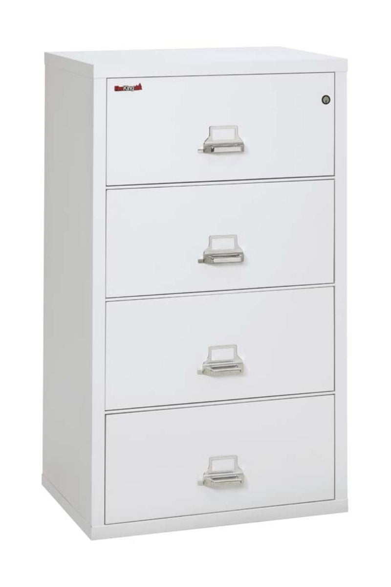 FireKing 4 Drawers Lateral 31" Wide Classic High Security Lateral File Cabinet - 4-3122-C