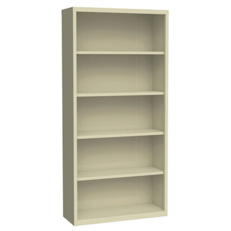 Office Source Steel Bookcase Collection 5 Shelf Metal Bookcase, 72" High - OSB5SLF72