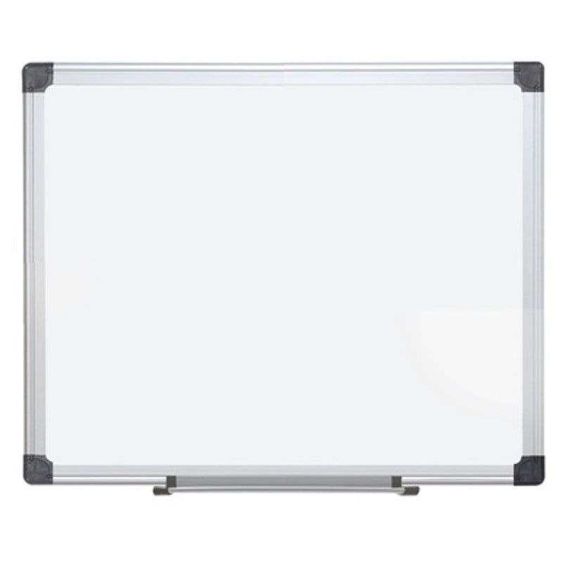 Office Source ViZual Collection Magnetic Porcelain Dry-Erase Board with Aluminum Frame - 24" x 36" - OS06011MP