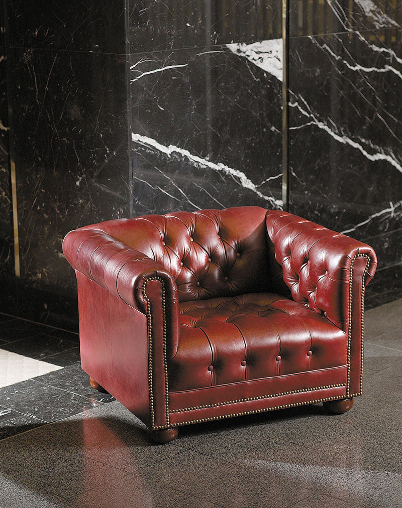 High Point Chesterfield Traditional Tufted Chair - Product Photo 3