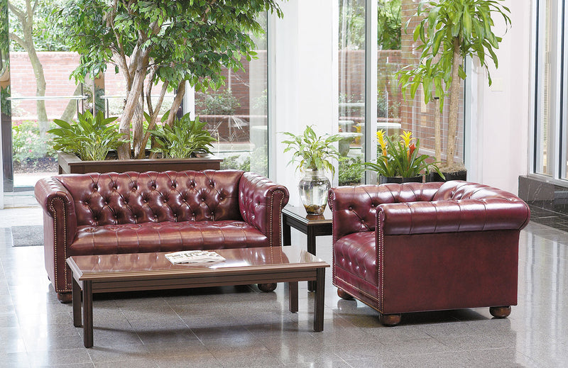 High Point Chesterfield Traditional Tufted Chair - Product Photo 4