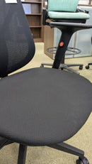 Clearance – Sinclair BOO Pulse Black Task Chair with Seat Slider $199