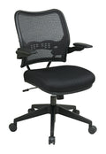 Space Seating by Office Star Products DELUXE CHAIR WITH AIRGRID BACK - 13-37N1P3