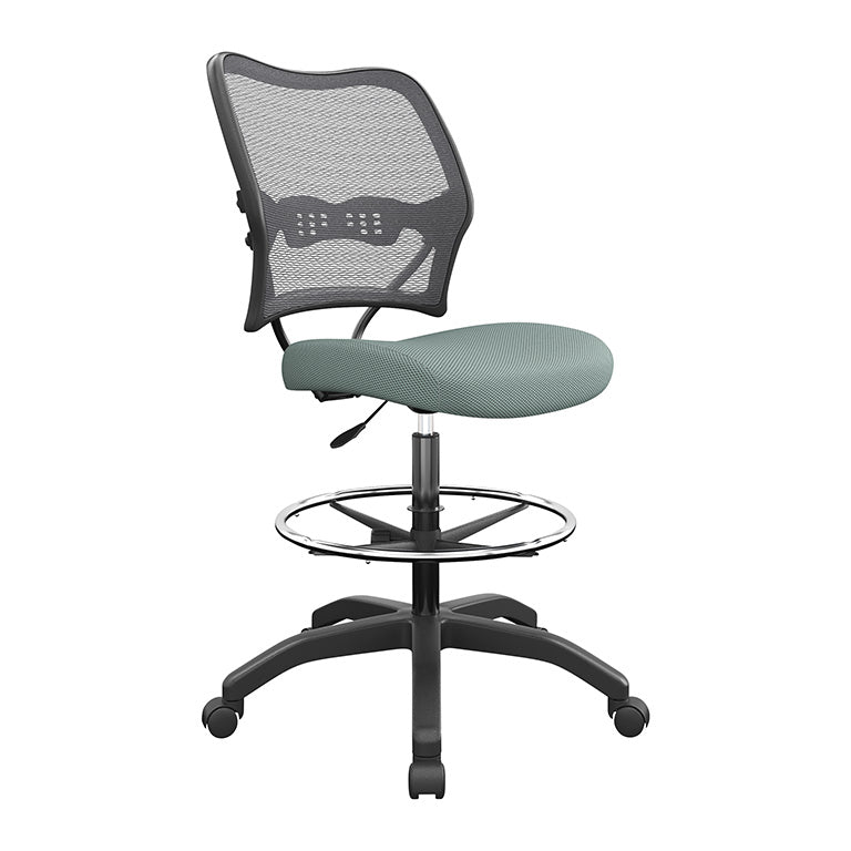 Deluxe Air Grid® Back Drafting Chair with Black Mesh Seat - 13-37N20D