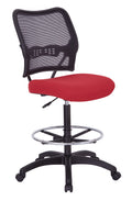 Deluxe Air Grid® Back Drafting Chair with Black Mesh Seat - 13-37N20D