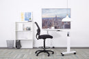 Deluxe Air Grid® Back Drafting Chair with Black Mesh Seat - 13-37N20D