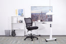 Deluxe Dark Air Grid Back Drafting Chair - Photo 4