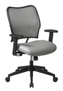 Silla de Lujo Space Seating de Office Star Products CON RESPALDO SHADOW VERAFLEX Y ASIENTO DE TELA VERAFLEX - 13-V22N1WA