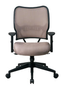 Space Seating de Office Star Products SILLA DELUXE CON RESPALDO DE VERAFLEX LATTE Y ASIENTO DE TELA VERAFLEX - 13-V88N1WA