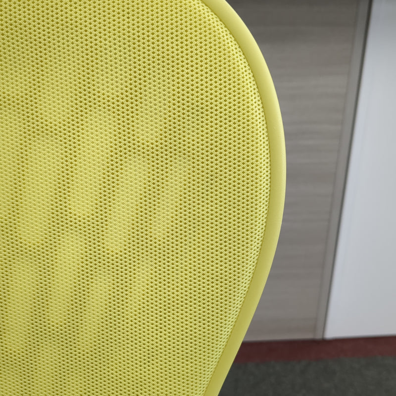 USED Herman Miller Mirra Yellow Mesh Ergonomic Chair