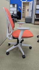 Clearance – Sinclair BOO Pulse Coral Task Chair with Seat Slider $199