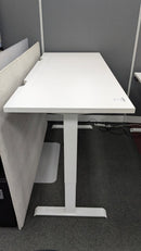Used Sit-stand desk 70" x 28 1/2" - Finish:  Silver Birch