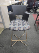 Pre-owned Steelcase Turnstone Stool with Fabric Cushion