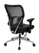 Office Star Products - Silla con reposabrazos mecánicos ajustables en altura 2 a 1 Deluxe - 213-E37P91F3