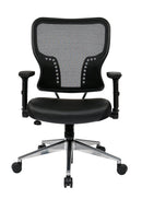 Office Star Products - Silla con reposabrazos mecánicos ajustables en altura 2 a 1 Deluxe - 213-E37P91F3