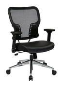 Office Star Products - Silla con reposabrazos mecánicos ajustables en altura 2 a 1 Deluxe - 213-E37P91F3