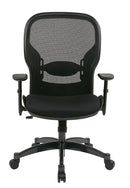 Office Star Products - Silla profesional con respaldo de malla transpirable negra - 2300