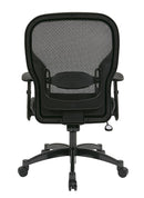 Office Star Products - Silla profesional con respaldo de malla transpirable negra - 2300