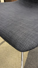 CLEARANCE iDesk Series TIKAL Guest Chair with Spider Base – Dark Pewter Fabric
