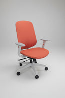 Clearance – Sinclair BOO Pulse Coral Task Chair with Seat Slider $199