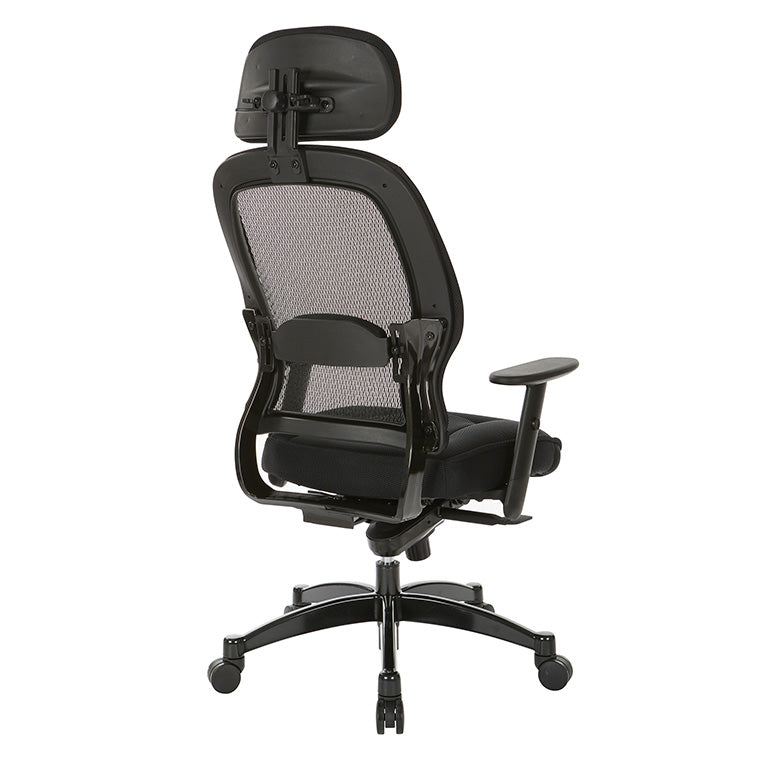 Office Star Products - Professional Deluxe Black Breathable Mesh Back Chair – 25004