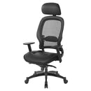 Office Star Products - Silla profesional de malla transpirable negra para espalda – 27008