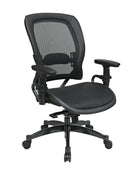 Silla profesional de malla transpirable negra de Space Seating by Office Star Products - 2787